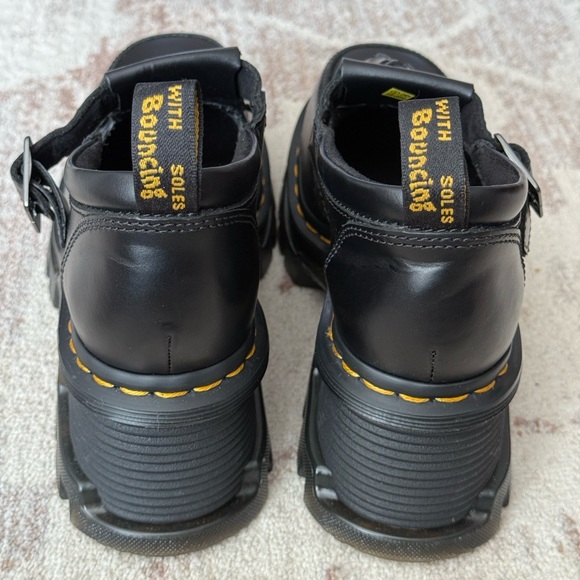 Dr. Martens Black Mary Jane Heeled Shoes - Picture 6 of 12